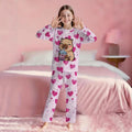 wholesale: girls' long-sleeved pajamas (set) - lightweight spring/autumn styles for toddlers and big kids