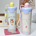 Ready-to-ship, high-demand, aesthetically pleasing floating ball water bottle. made with 316 stainless steel, this insulated tumbler is perfect for students. large capacity, cartoon-style, and irresistibly cute