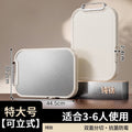 Pure titanium cutting board for home antibacterial and mildew-proof food grade double-sided fruit chopping board kitchen special chopping board knife version sticky board