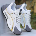 Men's 2025 winter new lightweight athletic casual shoes - breathable, odor-resistant mesh sneakers with chunky soles - versatile dad shoes