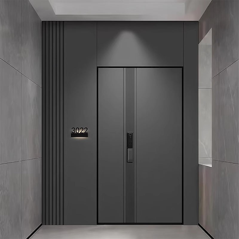 One door, one scene, villa door, double door, rural self-built house door, anti-theft door, sub-mother entrance door, entrance door