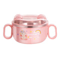 Baby food bowl - anti-drop, anti-scald, 304 stainless steel feeding bowl for infants and toddlers - perfect for on-the-go meals