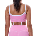 new arrival beauty back sports intimates outdoor running yoga vest high intensity contrast color fitness sportswear women