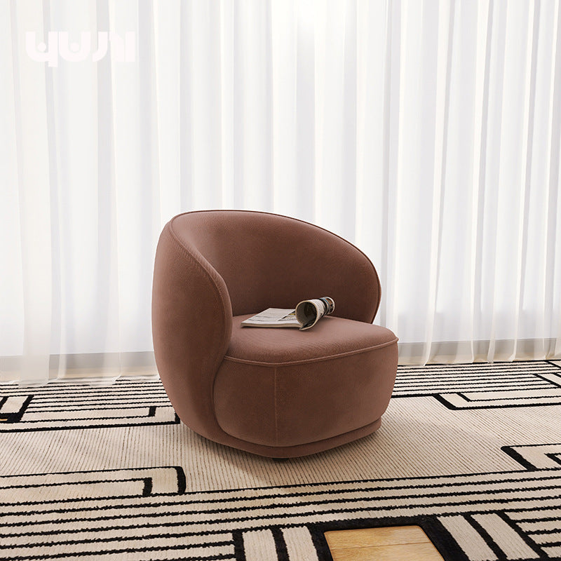 new living room single sofa - minimalist style for home, bedroom, balcony, and reception areas - creative lazy sofa for beauty salons