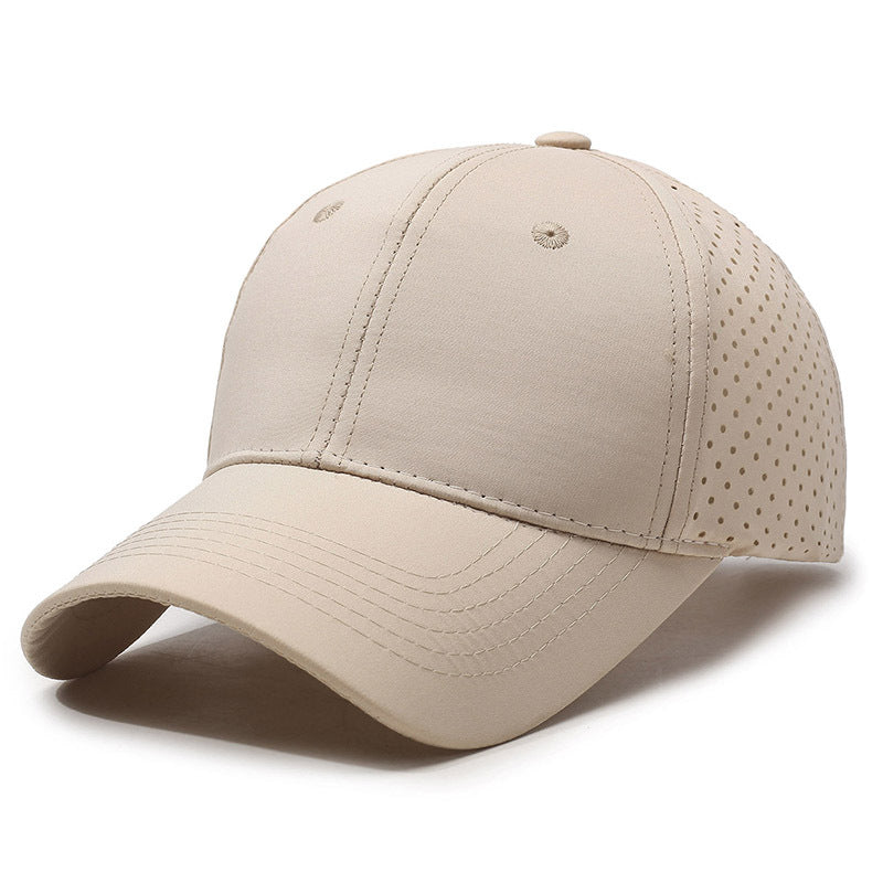 Baseball cap new fashionable big brim showing face small peaked cap women's big head circumference large size hat men's visor breathable