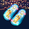 2024 kids' summer light-up slippers: trendy cartoon animal design for indoor/outdoor wear - perfect for toddlers and young children