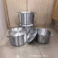 Exportaluminum pot 4pcs large and medium aluminum pot l 36cm, 40cm, 42cm, 45cm