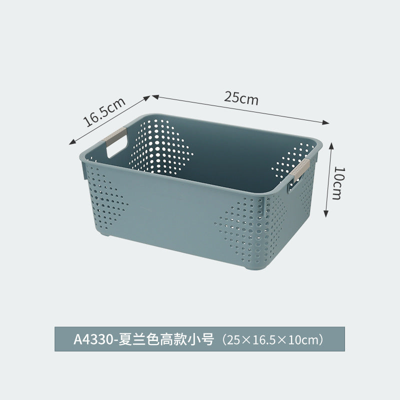 Wholesale desktop storage basket sundries storage box storage basket rectangular snack toy storage basket finishing box