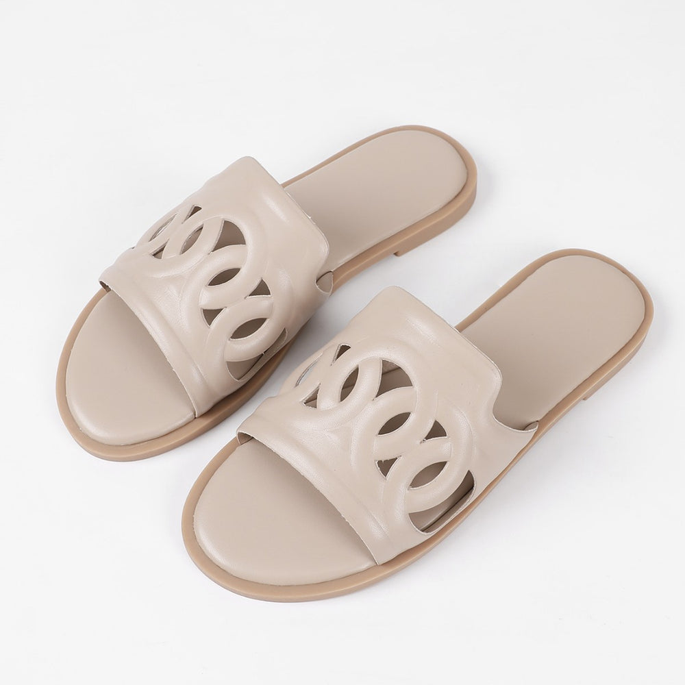 exportplus sizeoutwearfashionfairy style slippers flats seaside vacation sandals women's summer outwear color cool