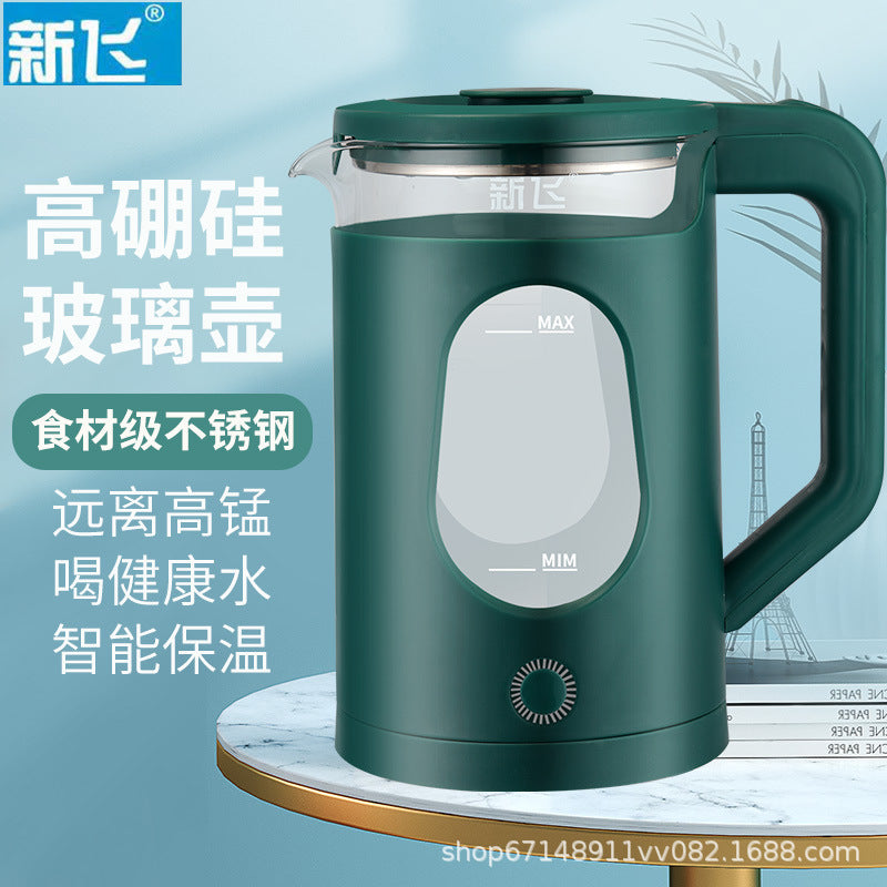 Wholesale stainless steel electric kettle from manufacturer - small appliance, home use, automatic shut-off, gift options, dropshipping available, cross-border e-commerce