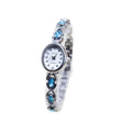 Used women's watch, elegant small gold watch, small dial, gold original design, accessible luxury, niche brand, chain strap, high-end wristwatch