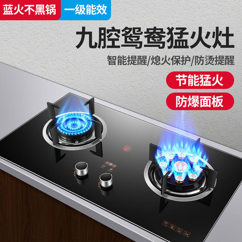 Wholesale xinfei gas stove for home double stove natural gas embedded table gas stove liquefied gas stove fierce fire stove