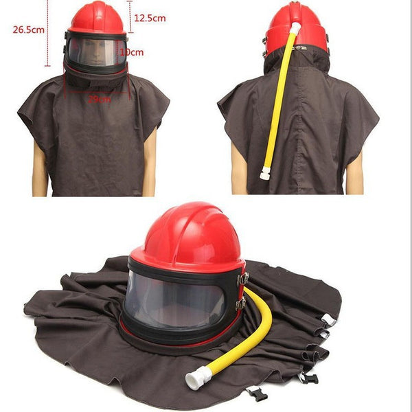 Manufacturers produce sandblasting helmets, support type, sandblasting helmets, temperature-regulated sandblasting masks, large quantities are preferred