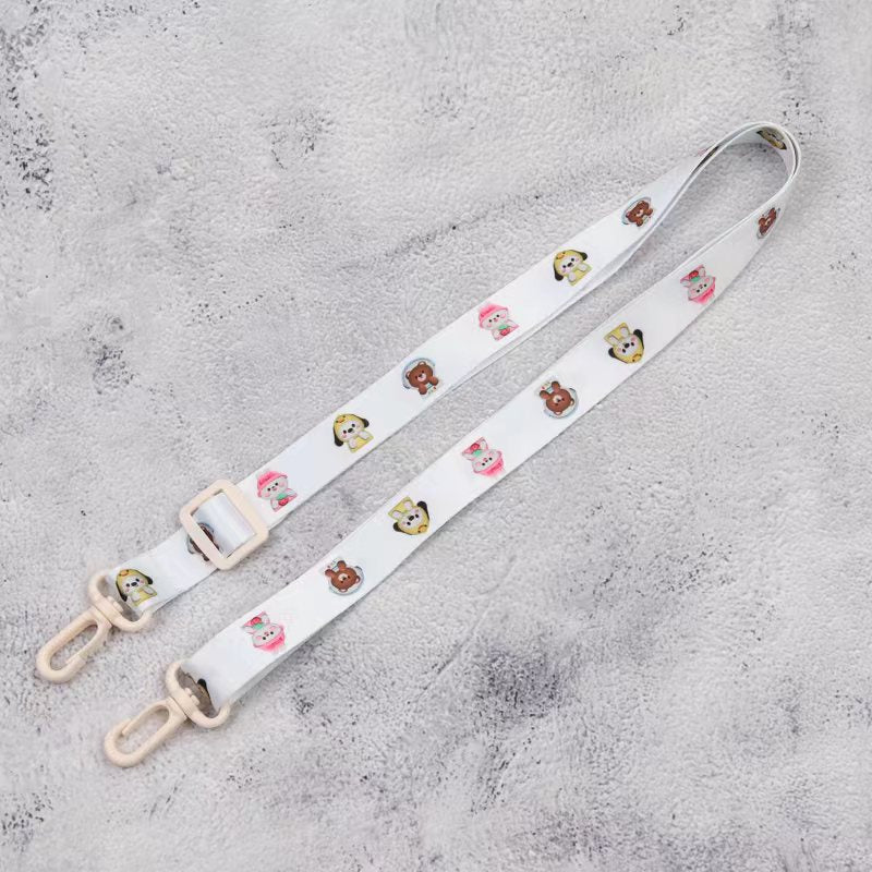 Manufacturer water kettle cup with kids cartoon water cup lanyard thermos cup halter rope water cup kettle accessories cup sleeve crossbody cup