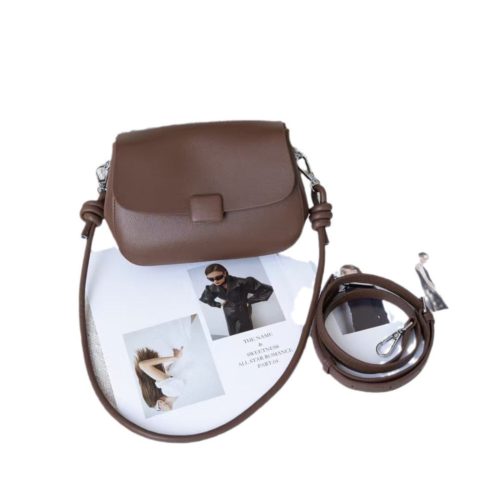 Women's bag 2023 spring collection: mori girl style, niche design, affordable luxury, shoulder & crossbody bag, trendy & chic, viral tiktok style, vintage soft leather