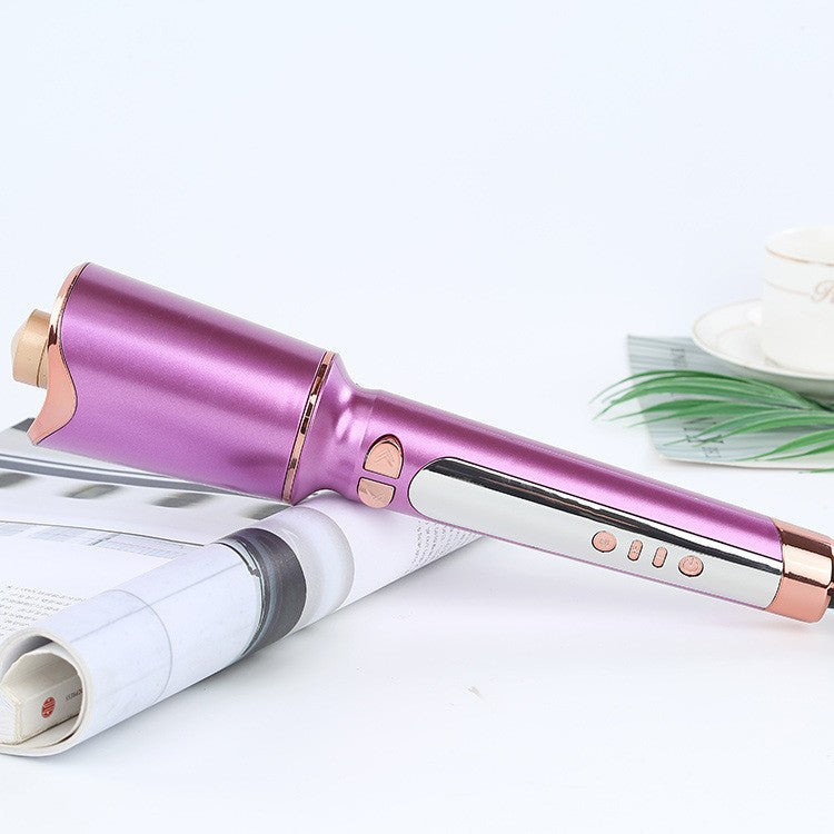 Fully automatic curling wand rotate lazy ceramic curling artifact negative ion digital rotate curling iron hair straightener