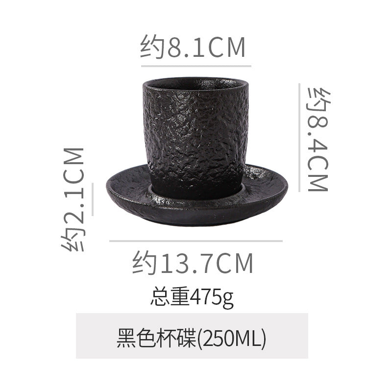 Rock pattern artistic conception cold dish plate creative classy sense hotel restaurant asymmetrical plate private dish ceramic tableware