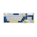 Sanju kb18 wireless bluetooth tri-mode keyboard - mechanical feel, backlit, color-matching knob, laptop & office use