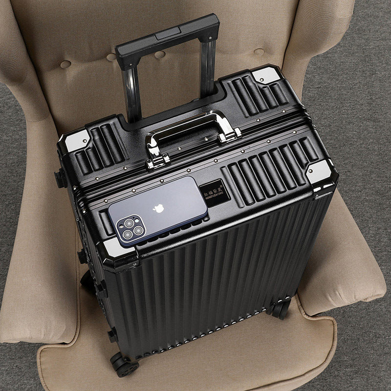 Luggage 2023 new thickened silent wheel password box can sit large capacity female strong and durable suitcase oversized