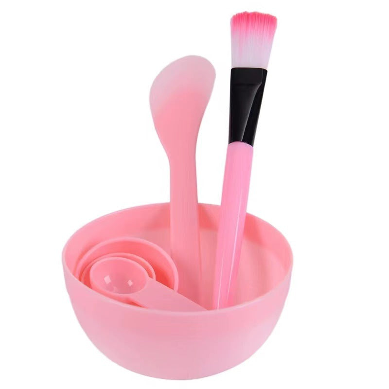 Beauty tools film adjustment bowl scale measuring chain spoon 5g15g facial mask brush stick soft mask powder spoon facial mask bowl wholesale