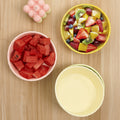New arrival cream style pure color ceramic bowl hammer pattern design underglaze color fruit bowl for home high-looking salad bowl wholesale