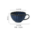 Kiln-turned-blue water cup