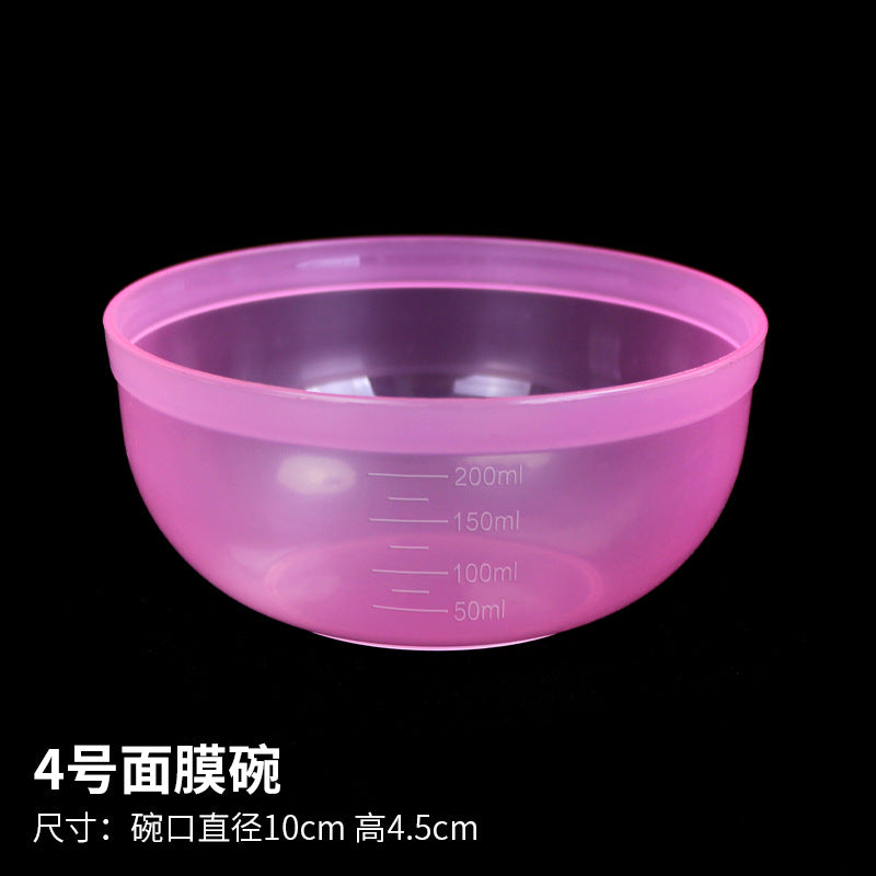 Beauty salon no. 4 mask bowl diameter 10cm 4# scale beauty bowl diy mask mixing bowl mask tool plastic small bowl