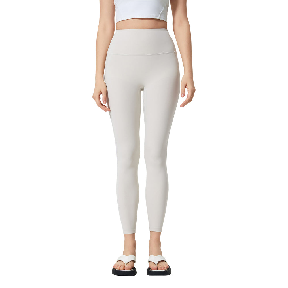 High-waisted, seamless yoga leggings - barely-there feel, tummy control, butt lift, slimming, workout cropped leggings for women - d25034