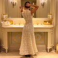 European and american women's clothing  autumn new collection: sweet and fresh lace mock neck slimming a-line maxi dress