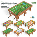 six-in-one billiards multi-functional game table indoor kids battle toys tabletop game table wholesale dropshipping