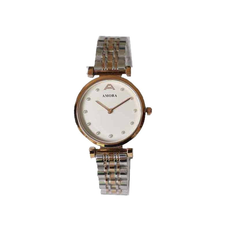 Wholesale stainless steel pearl white watch - women's fashionable, minimalist, elegant, light luxury, trendy, stylish ladies' wristwatch