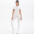 New women's seamless compression bodysuit - perfect for yoga, running, and fitness - quick-dry activewear