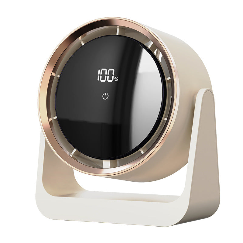 desktop fan bladeless turbine circulation fan for home small portable wall-mounted usb mini rechargeable fan
