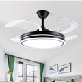 Invisible fan light modern minimalist ceiling fan light  new style ceiling fan chandelier for dining room, living room, and bedroom - all-in-one