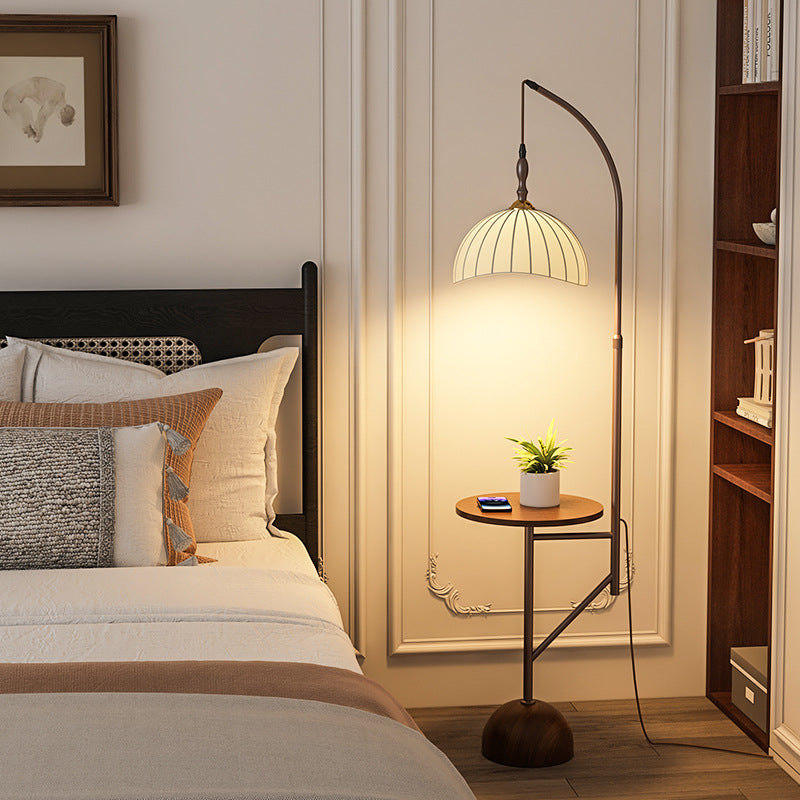 Medieval style floor lamp living room sofa beside wabi-sabi style zen high-end bedroom study storage atmosphere bedside lamp