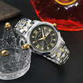 Xiangshiman cross-border men's watch waterproof luminous dual calendar watch men's fully automatic quartz watch diamond-shaped wristwatch