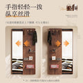 Chinese style invisible sliding mirror wall hanging wall mounted can be closed hidden full length mirror perforated board full length fitting mirror