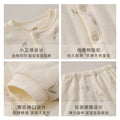 Babylon baby autumn clothes suitpure cottonkidsintimatesbaby long johns quilted pajamas thin cotton shirt heattech style
