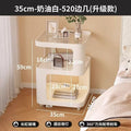 Bedside table small bedroom for home creative bedside cabinet modern casual storage shelf iron art movable side table