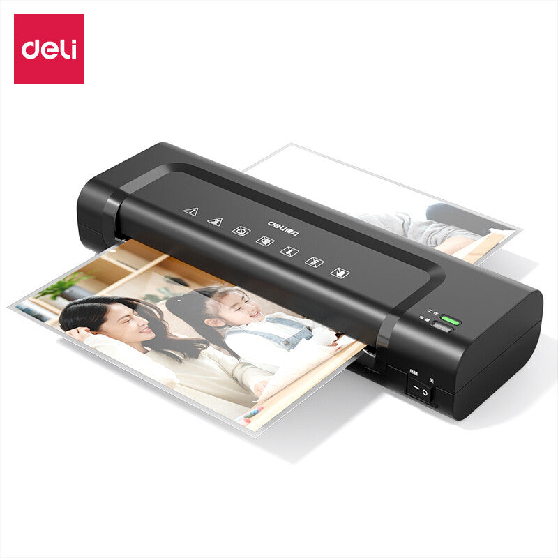 Deli 14375 Plastic Sealing Machine A4 Household Photos, Glue Machine Menu File Photos Laminating Plastic Machine