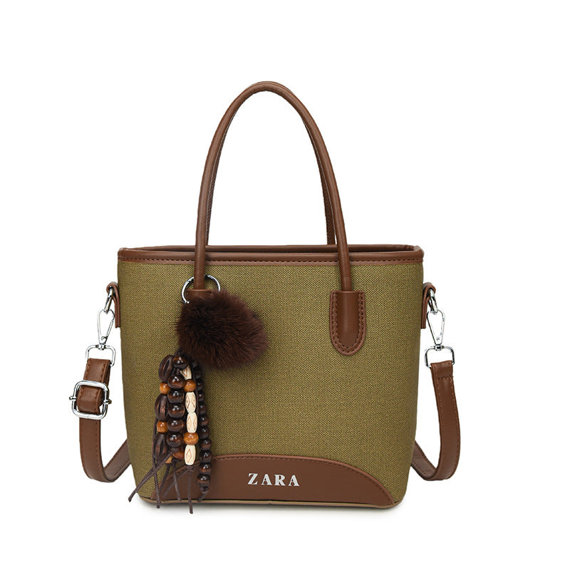 Retro commuting quality satchel bag 2025 new work commuting shoulder underarm bag casual bag elegant tote bag