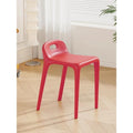 Modern minimalist home chair - restaurant spare thickened plastic chair - dining table chair stool - stackable plastic stool