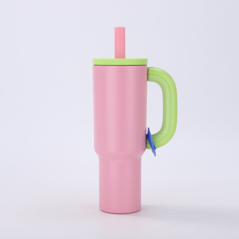 Direct from the source: customizable 40oz stainless steel tumblers for cross-border e-commerce. high-value, large-capacity tumblers with stylish handles - wholesale available