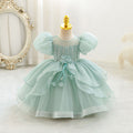 New arrival: children's formal dress - tutu skirt, puff sleeves, cake princess dress for baby girls