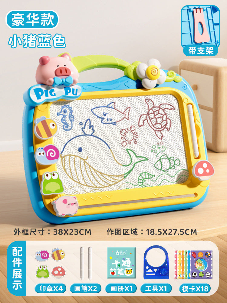 Children's magnetic drawing board - magnetic doodle board toy - baby writing board - magnetic colorful painting easel - birthday gift