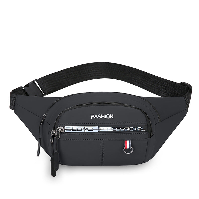 Cross-border new men's fanny pack outdoor travel shoulder bag fashion trend commuting versatile messenger bag cash register breast bag