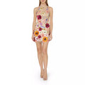 2025 spring collection: european & american style embroidered halter neck bodycon mini dress - perfect for special occasions & work