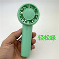 Mini turbine cooling desktop fan usb rechargeable outdoor new portable hiking buckle cold compress handheld fan
