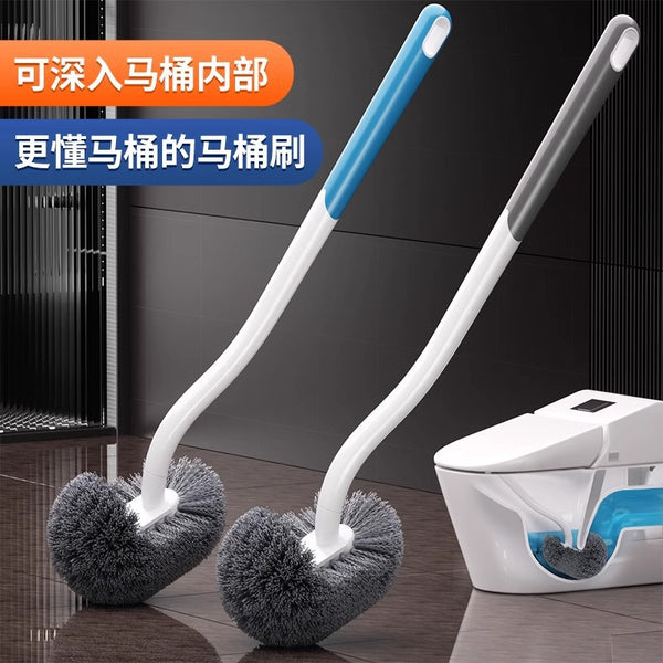 Super easy-to-use toilet brush, bathroom without dead ends, special brush for washing toilets, household toilet cleaning brush decontamination