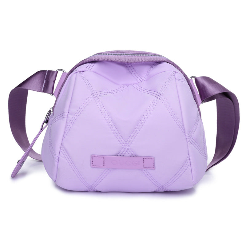 Fashion versatile shell bag women's shoulder bag nylon cloth bag large capacity messenger bag women's bag can be customized with logo printing